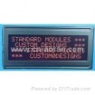 STN Gray, Red Led Backlight 16x4 Character Lcd Mod
