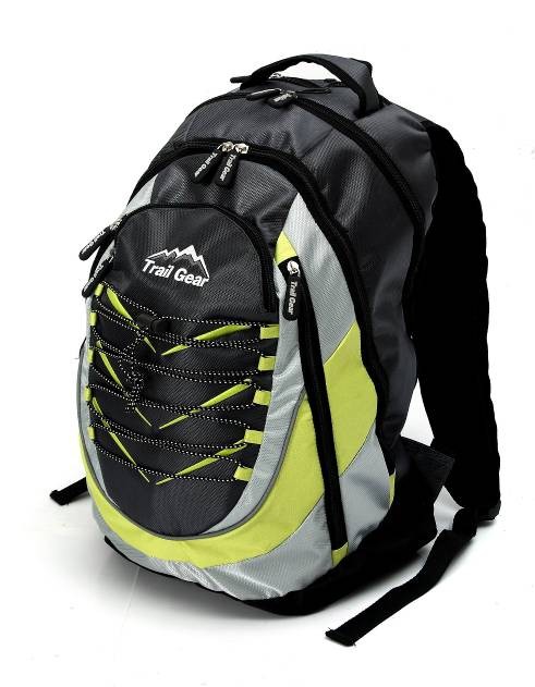 Black sports backpack