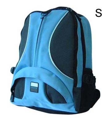 Blue Simple 420D polyster backpack