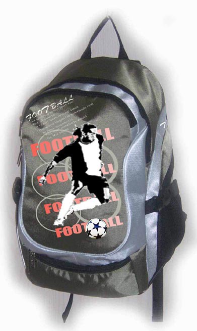 Gray New Design polyester  sport backpack
