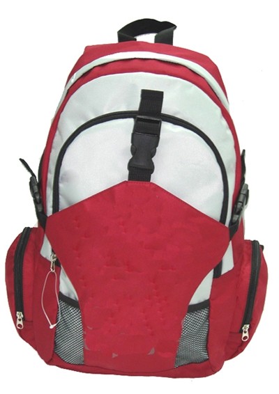 Red and White How sale 420D polyster backpack