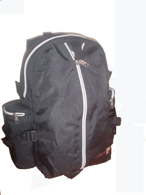Simple 420D polyster backpack Can Put Bottle