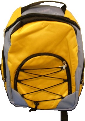Yellow Outdoor backpack bag