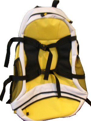 Yellow Simple backpack