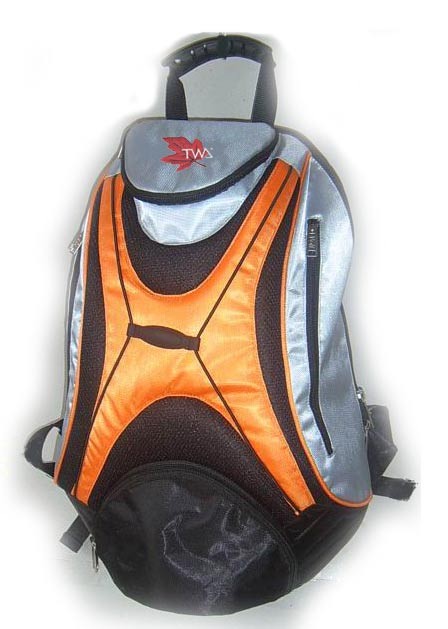 Yellow sports backpack