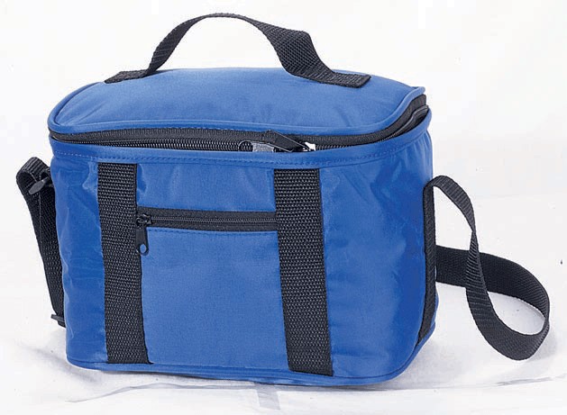 Blue 420D Polyster Material cooler bag
