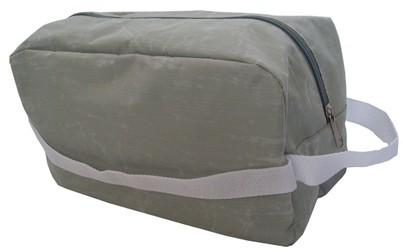 Gray Polyster Cosmetic bag