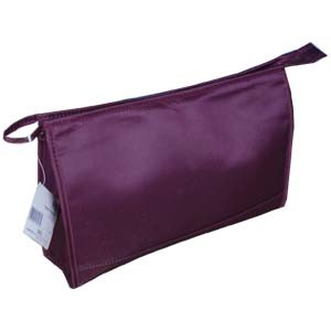 Purple Polyster Cosmetic bag