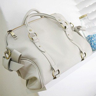 2012 Hot sell White pu lady bag