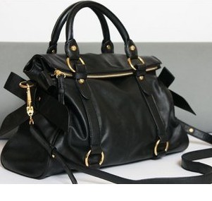 2012 designer Black handbags free shipping