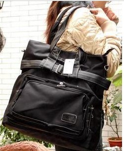 Black leather Fashion Beauty handbag