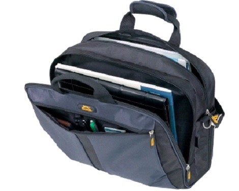 Gray  Polyster laptop bag