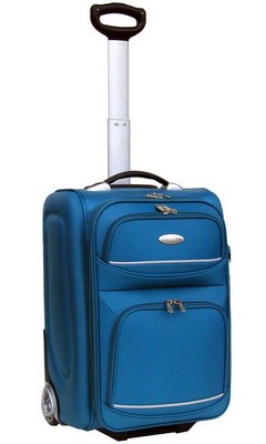 Quality Blue  Polyster EVA Luggage bag