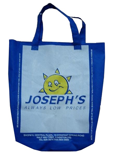 Blue  Full Printing Non Wonven Shopping bag