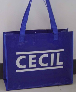 Blue Non-woven bag With Lamation