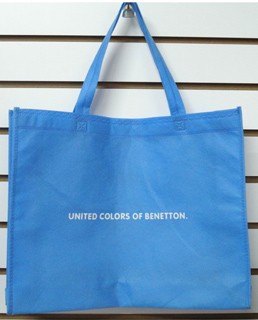 Blue big Fashion Shopping bag