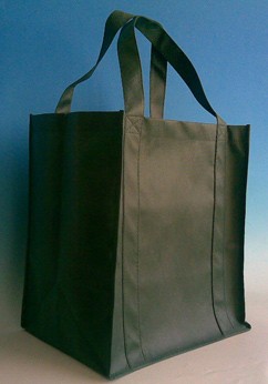Green  Polyster Fashion Shopping bag