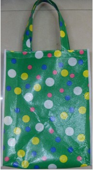 Green Non-woven bag With Lamation
