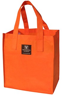 Orange  Fashion Shopping bag