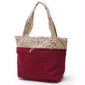 Red Canvas Shopping bag