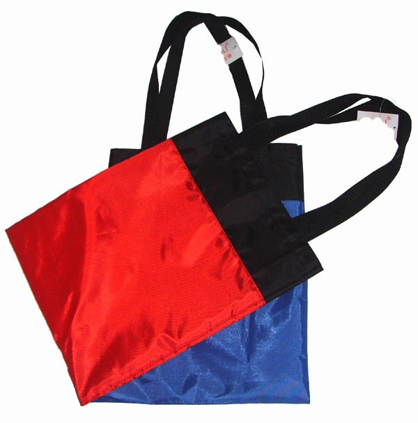 Red Polyster Shopping bag