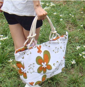 White Cotton Shopping bag