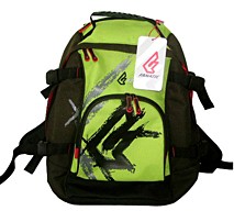Green backpack sports bag