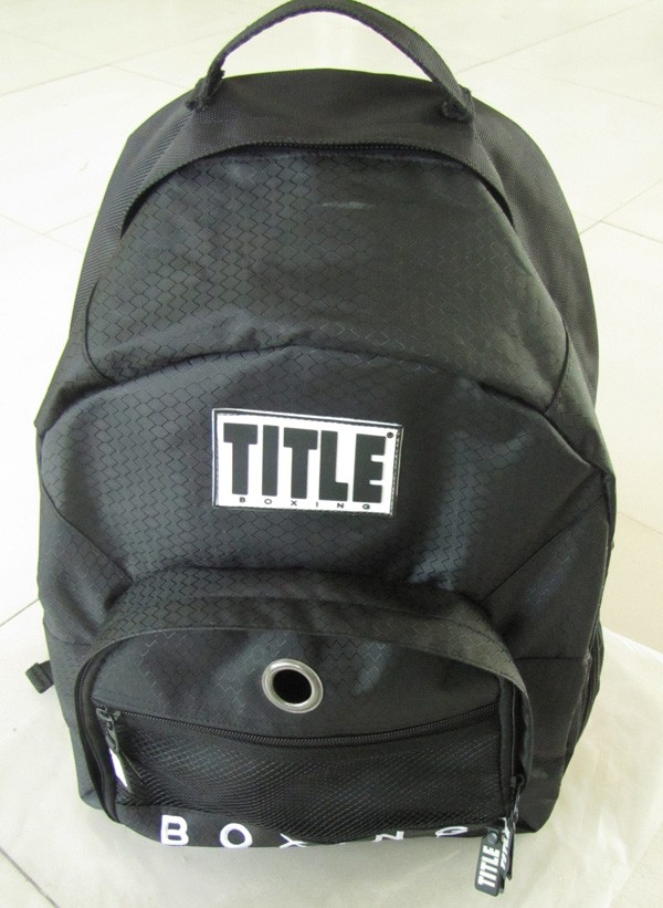 Black fashion travel Backpack bag