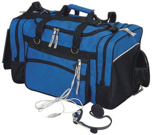 Blue Quality Ourdoor Travel bag With shoes bag