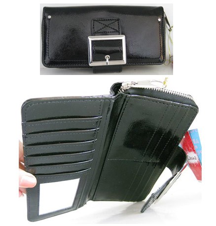 Black PU Wallet bag