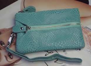 Blue Fashion   PU Wallet bag