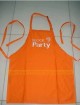 Orange Polyster Cooking  Apron