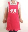 Red Fashion cotton Cooking  Apron