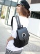 Leather New desig Black backpack