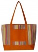 Yellow lady beach bag