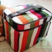 Colours Straps Polyster Cosmetic bag