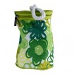 Green PVC Round shape Cosmetic bag