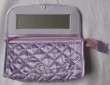 Purple  Leather Beauty  Cosmetic bag