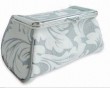 White Polyster Cosmetic bag