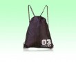 Brown drawstring backpack