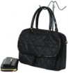 Fashion Black Fabric handbag