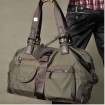 Gray  fashion handbag for men