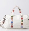 Professional White Round Handbag