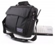 Black Polyster Computer Bag