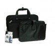 Black designer laptop bag