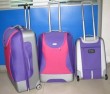 Blue EVA+Polyster Luggage bag
