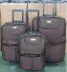 Brown Polyster Luggage bag