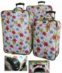 Flower Polyster Trolly bag