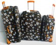 Quality Flower Soft  Polyster Trolly bag