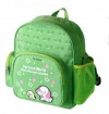 Green Canvas School Backpack